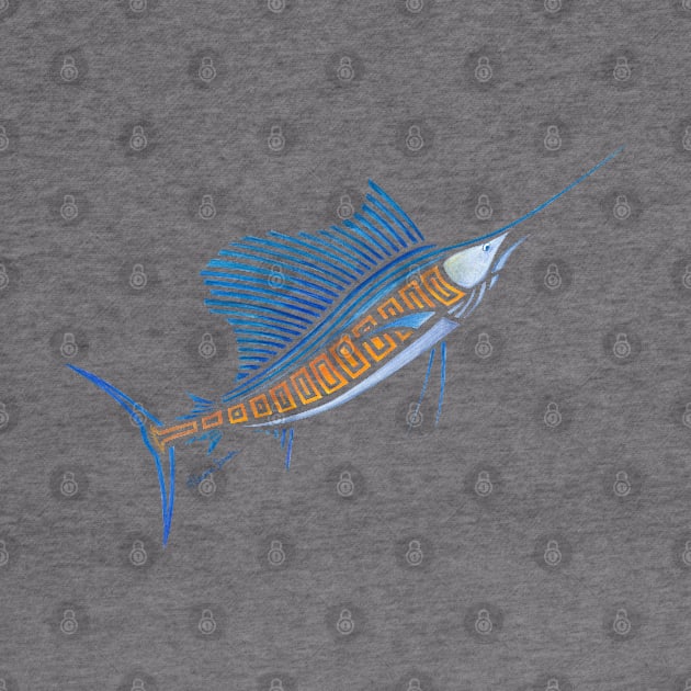 Tribal Sailfish by artsytoocreations